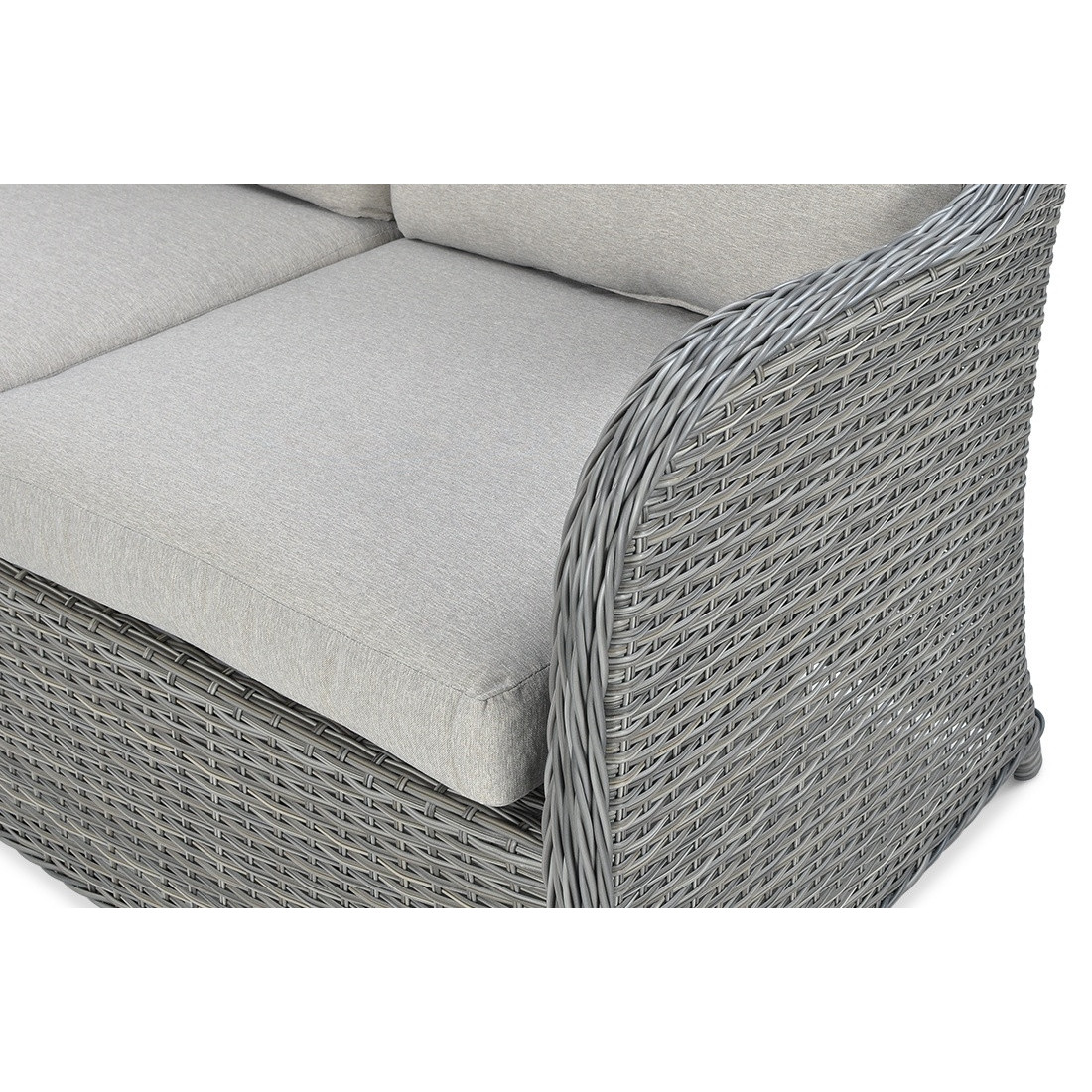 OUTLET 061 Narożnik z technorattanu SAVONA Dark Grey