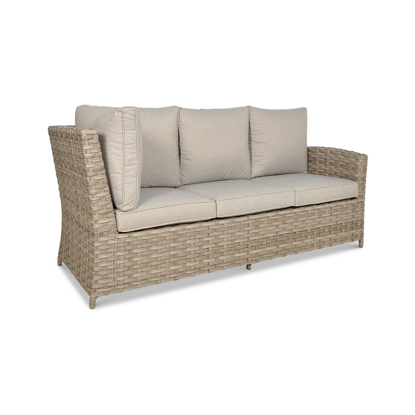 OUTLET 062 Narożnik technorattanowy SANTANA DINING Beige