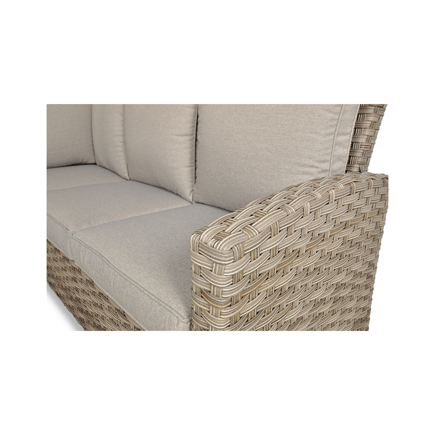 OUTLET 062 Narożnik technorattanowy SANTANA DINING Beige