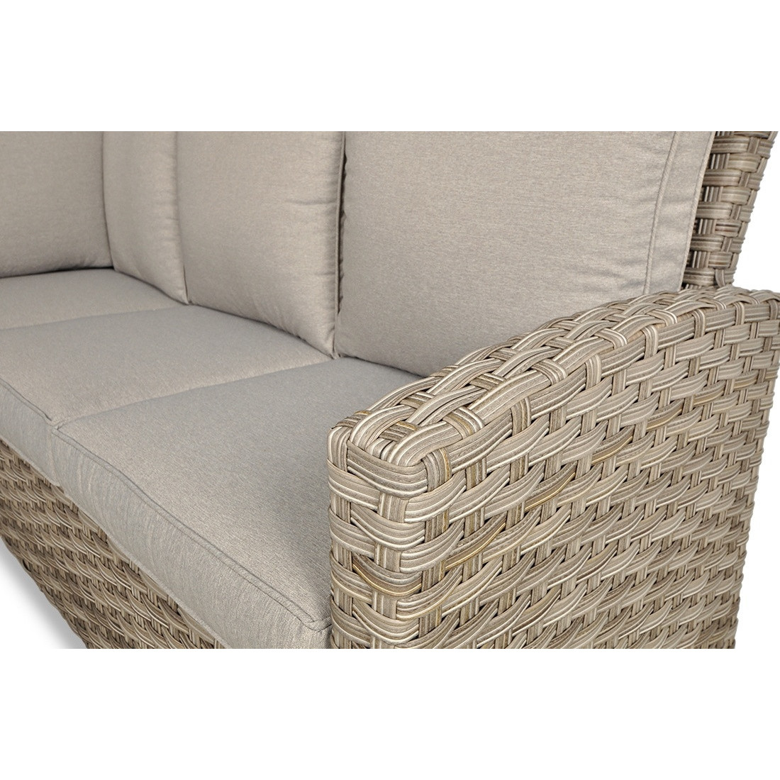 OUTLET 062 Narożnik technorattanowy SANTANA DINING Beige