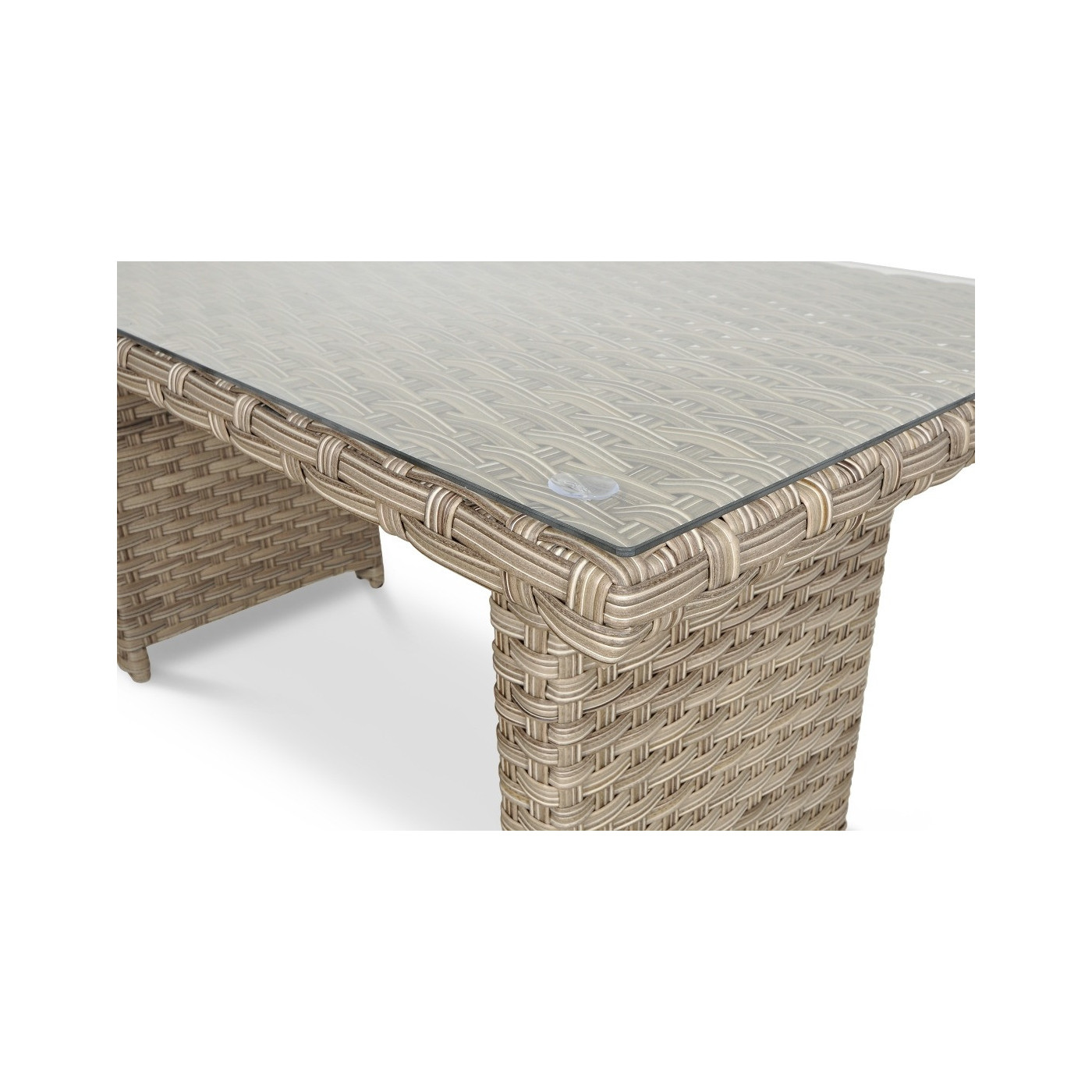 OUTLET 062 Narożnik technorattanowy SANTANA DINING Beige