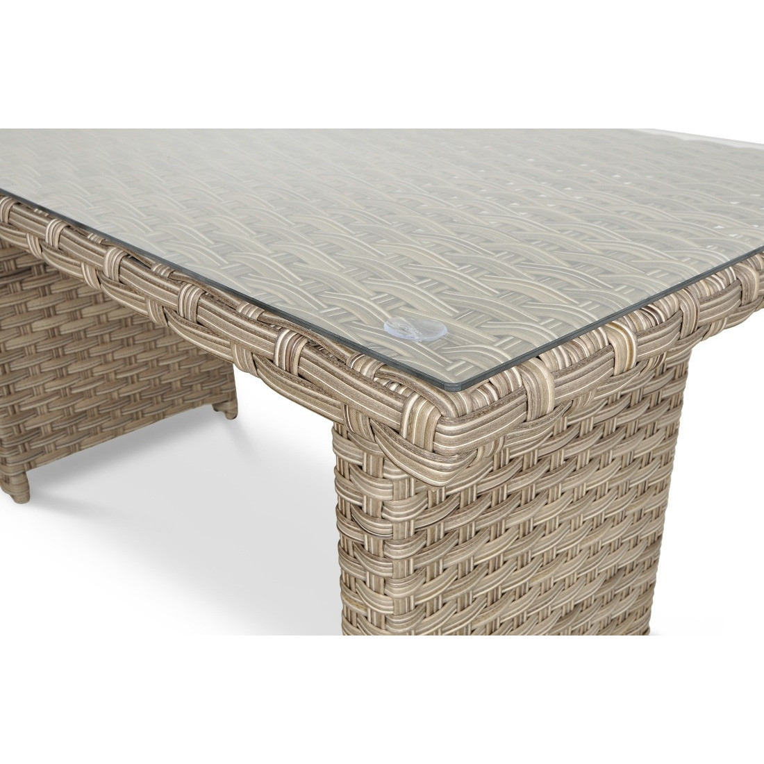 OUTLET 062 Narożnik technorattanowy SANTANA DINING Beige