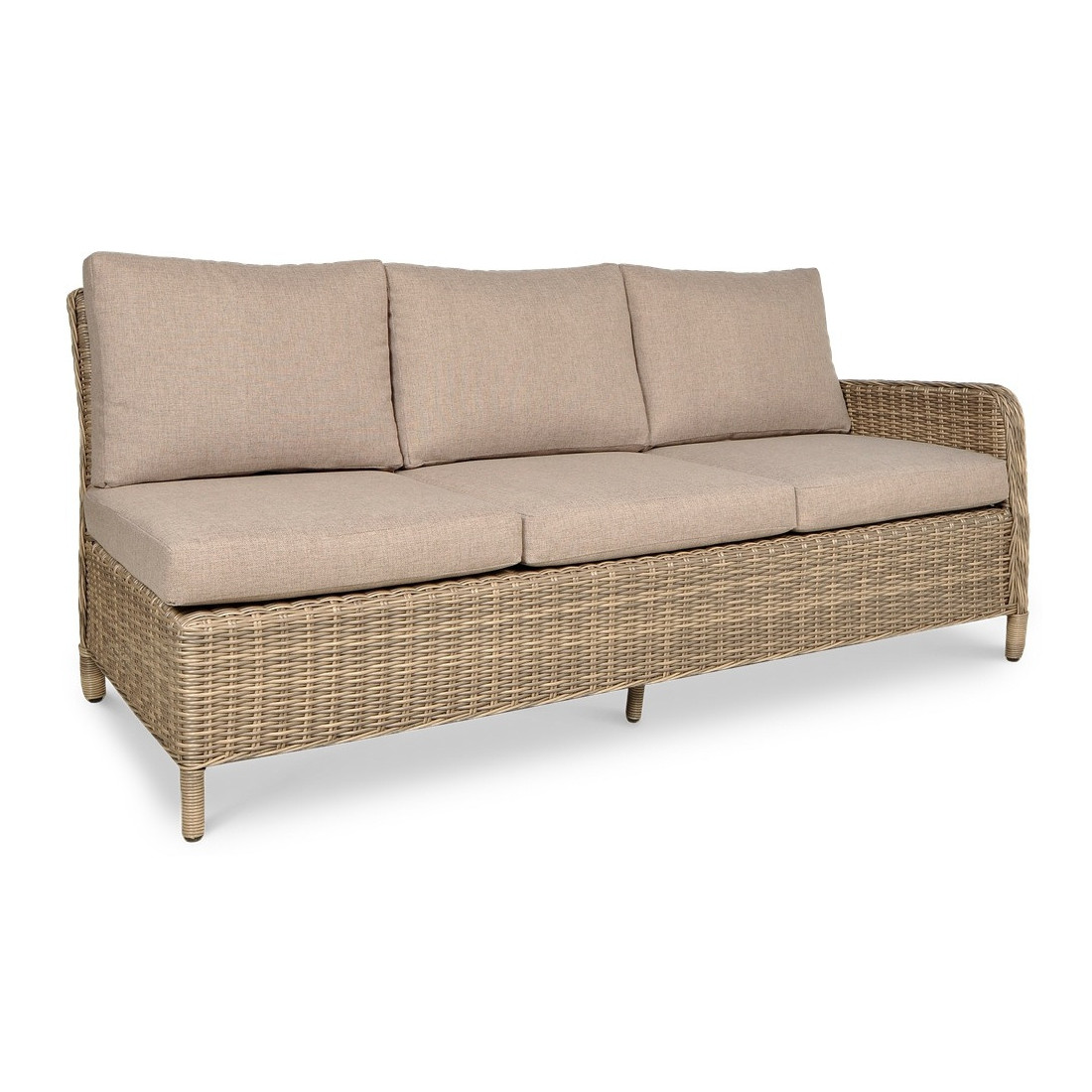 OUTLET 125 Narożnik z technorattanu MARYLAND Brown