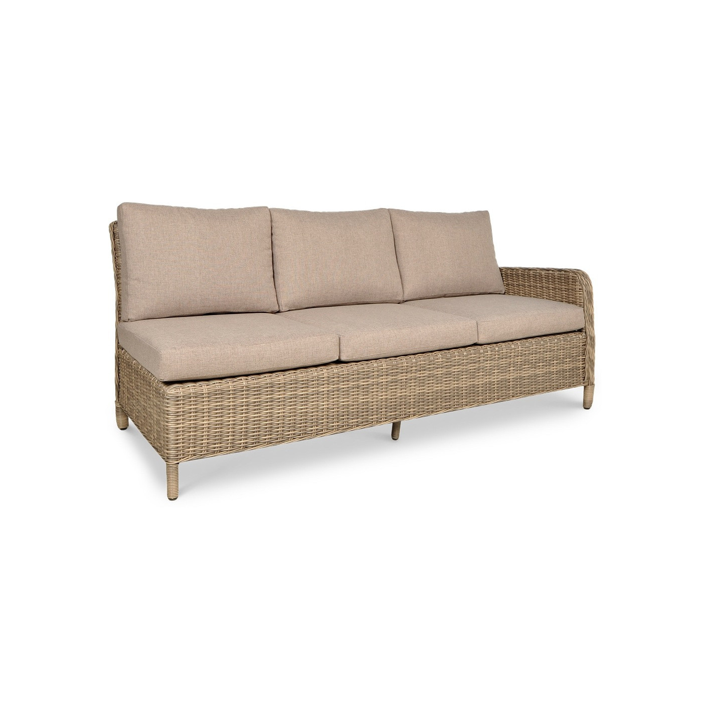 OUTLET 147 Narożnik z technorattanu MARYLAND Brown