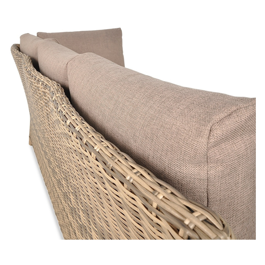 OUTLET 147 Narożnik z technorattanu MARYLAND Brown