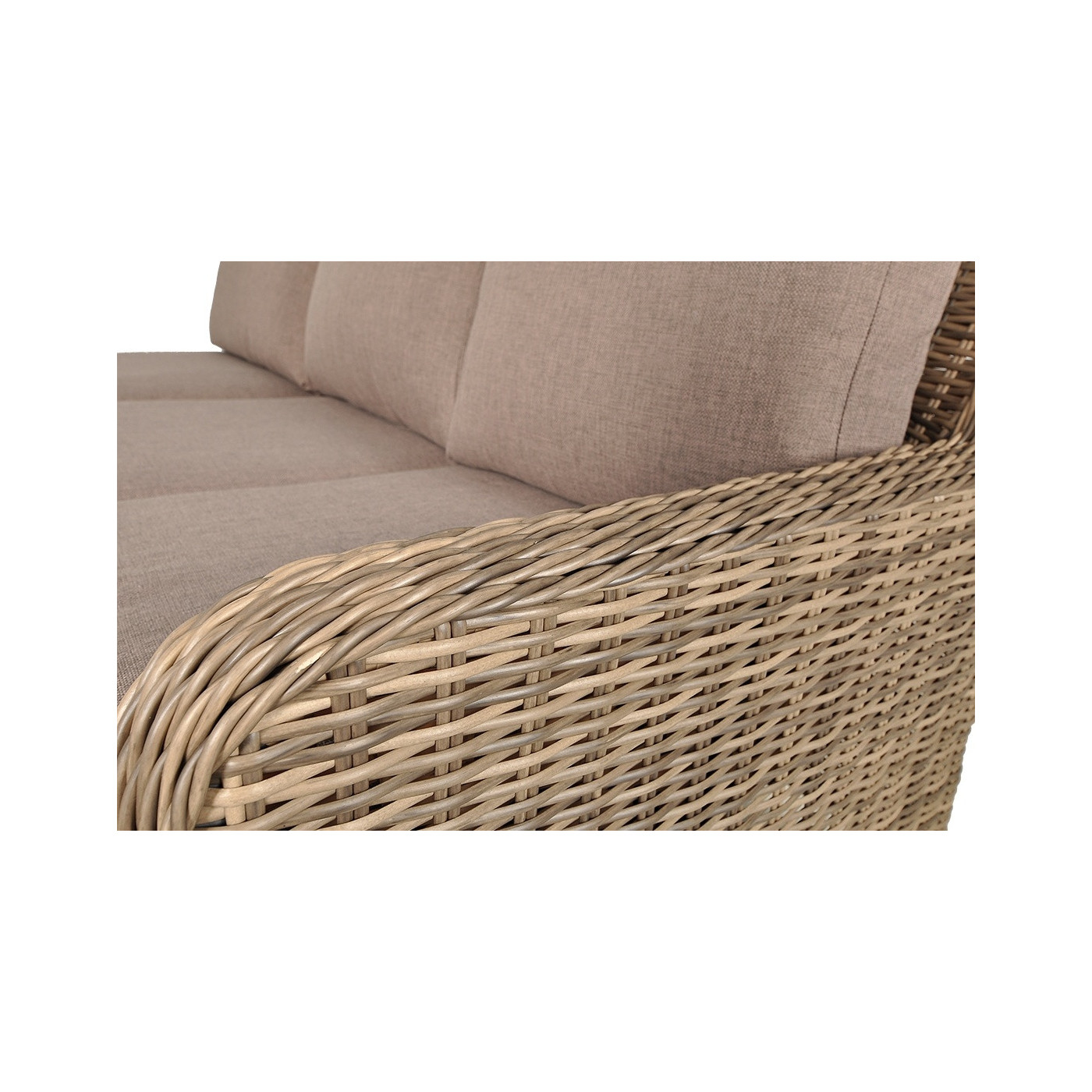 OUTLET 147 Narożnik z technorattanu MARYLAND Brown