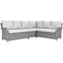 OUTLET 087 Narożnik technorattan VENTURA GRAND Dark Grey