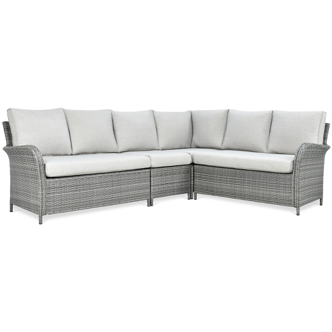 OUTLET 087 Narożnik technorattan VENTURA GRAND Dark Grey