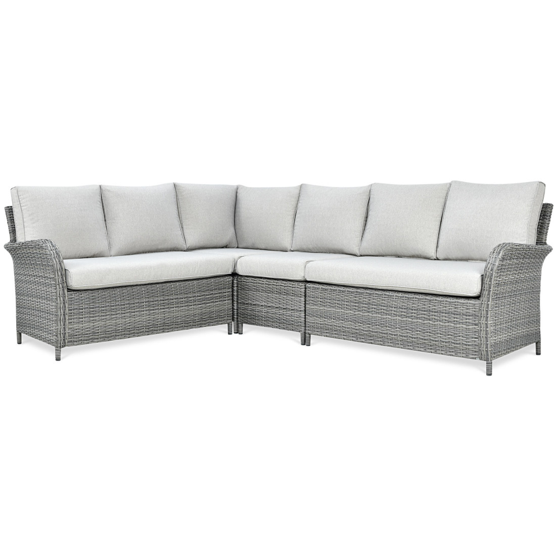 OUTLET 087 Narożnik technorattan VENTURA GRAND Dark Grey