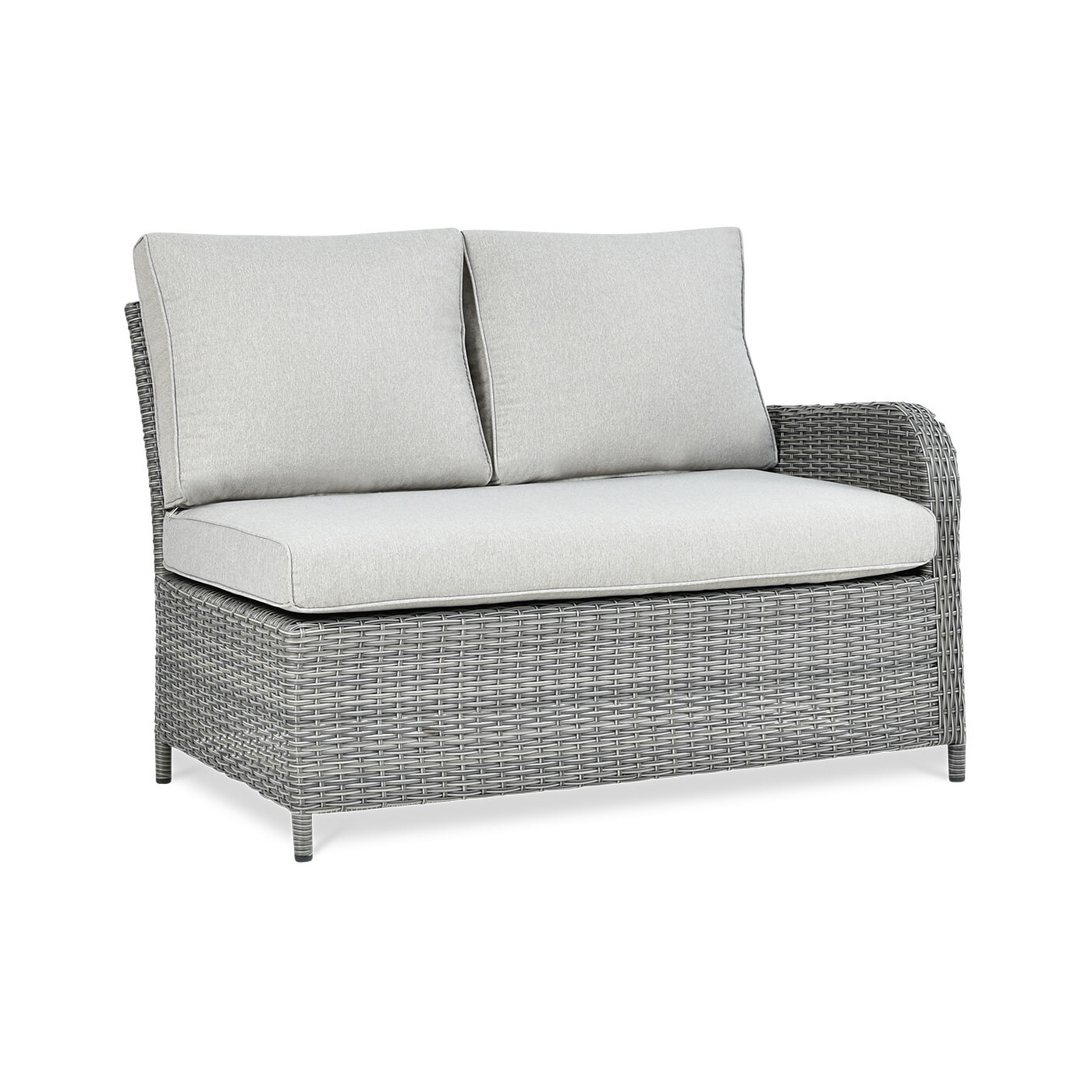OUTLET 087 Narożnik technorattan VENTURA GRAND Dark Grey