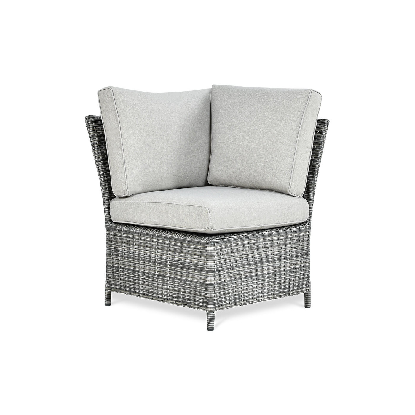 OUTLET 087 Narożnik technorattan VENTURA GRAND Dark Grey