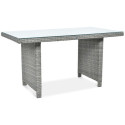 OUTLET 087 Narożnik technorattan VENTURA GRAND Dark Grey