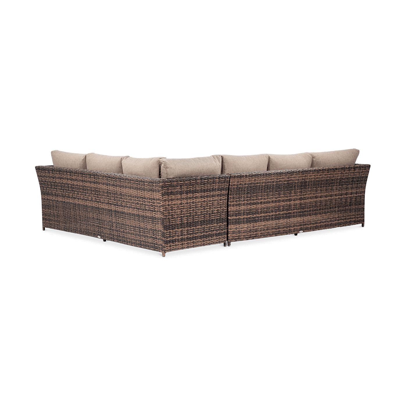 OUTLET 088 Narożnik technorattan MONIZ DINING PLUS Brown
