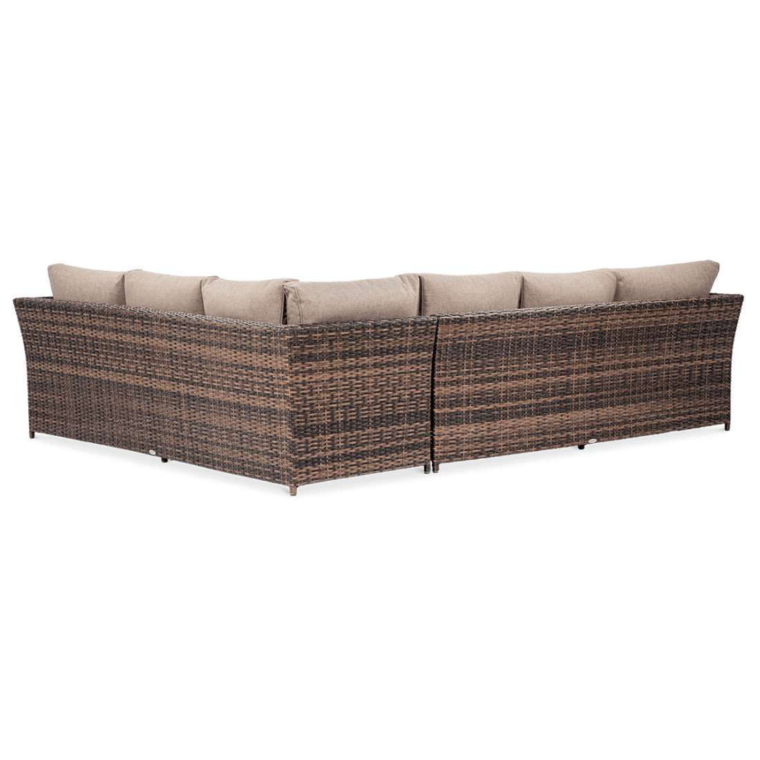 OUTLET 088 Narożnik technorattan MONIZ DINING PLUS Brown