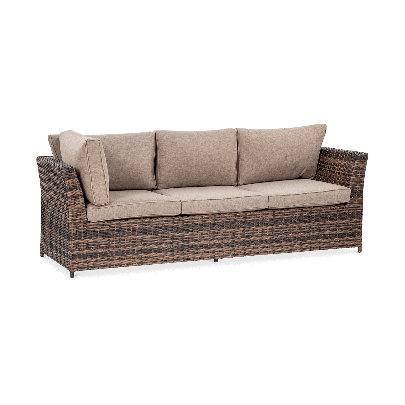 OUTLET 088 Narożnik technorattan MONIZ DINING PLUS Brown