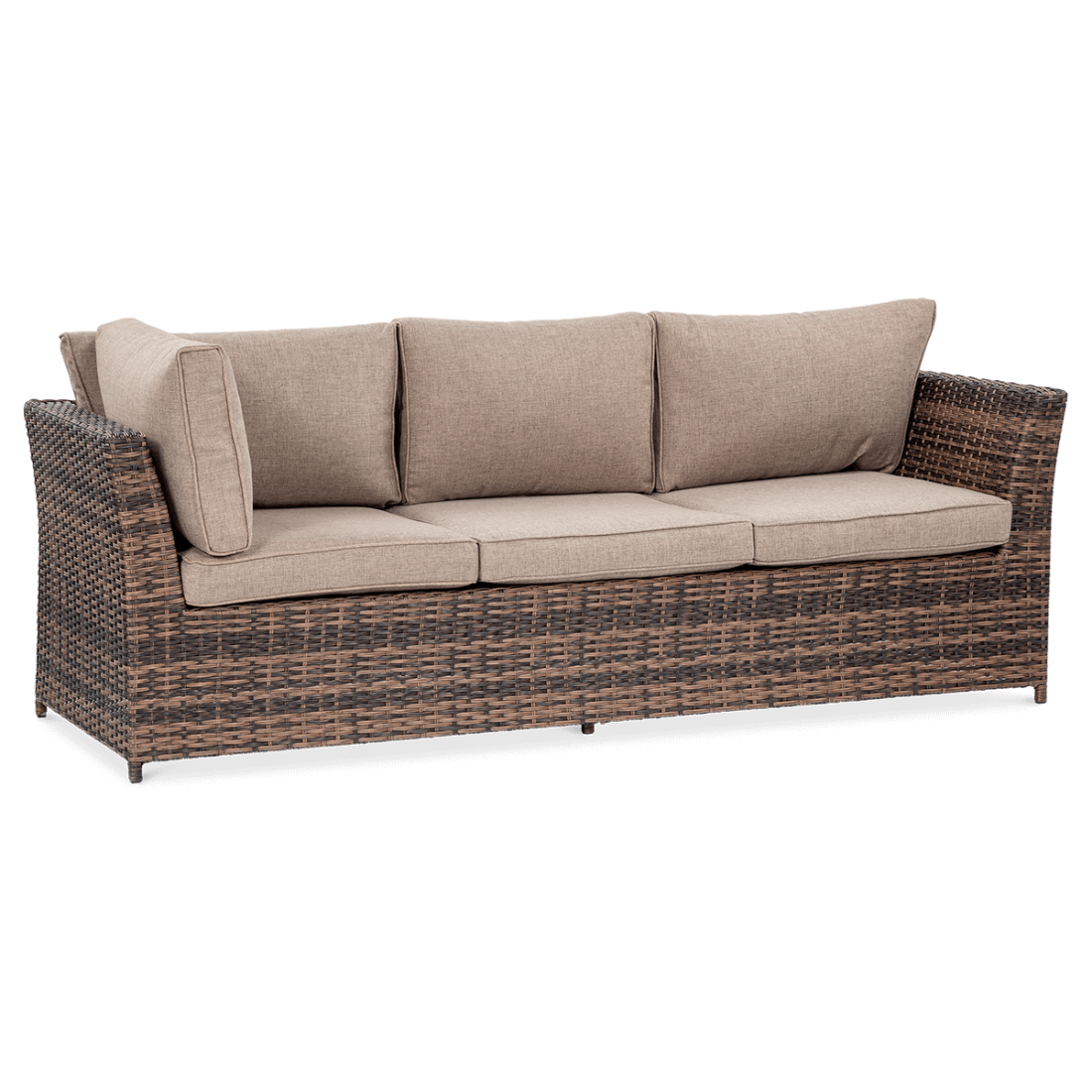 OUTLET 088 Narożnik technorattan MONIZ DINING PLUS Brown