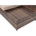 OUTLET 088 Narożnik technorattan MONIZ DINING PLUS Brown