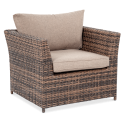 OUTLET 088 Narożnik technorattan MONIZ DINING PLUS Brown