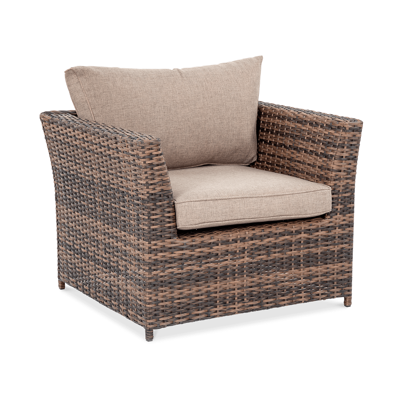 OUTLET 088 Narożnik technorattan MONIZ DINING PLUS Brown
