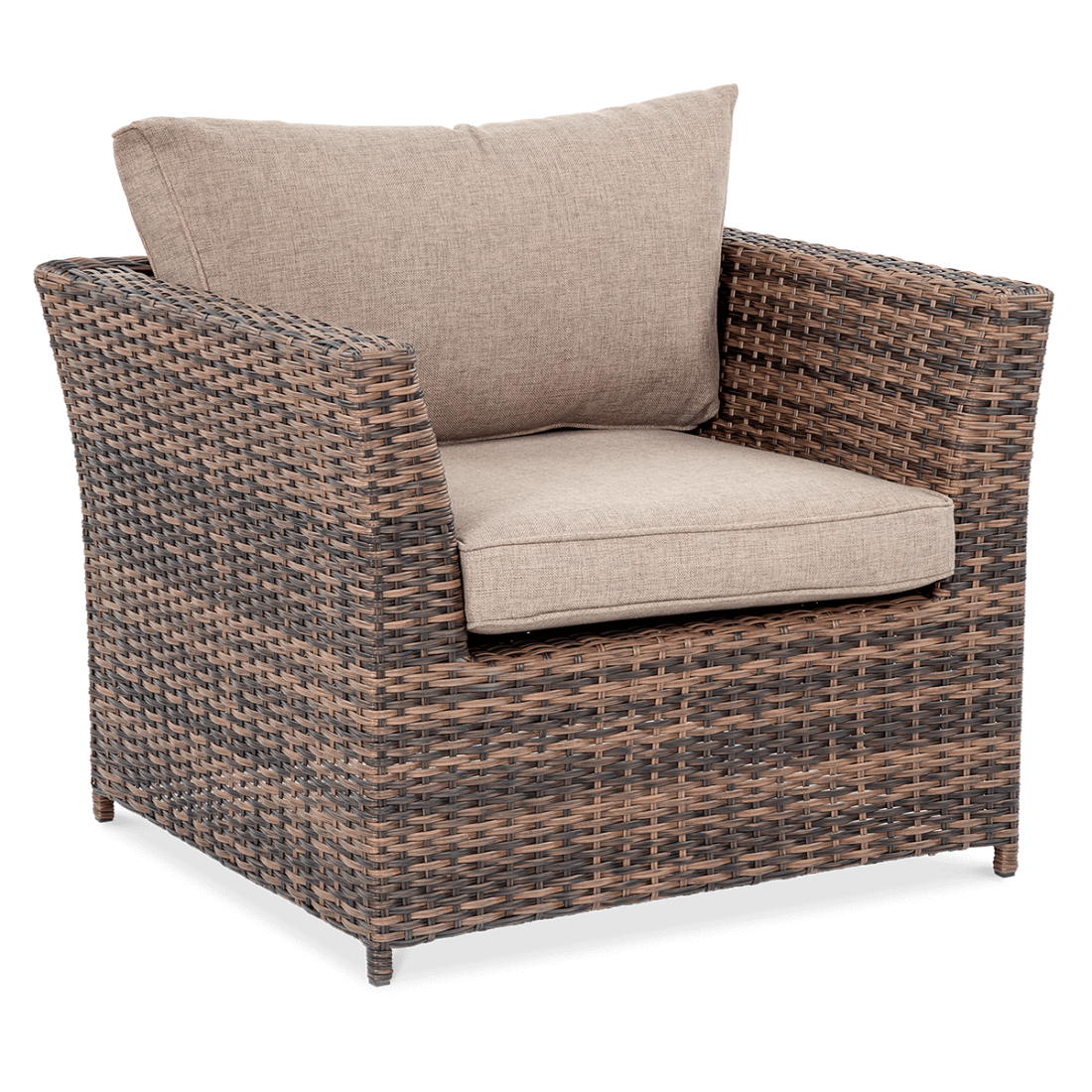OUTLET 088 Narożnik technorattan MONIZ DINING PLUS Brown