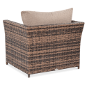 OUTLET 088 Narożnik technorattan MONIZ DINING PLUS Brown