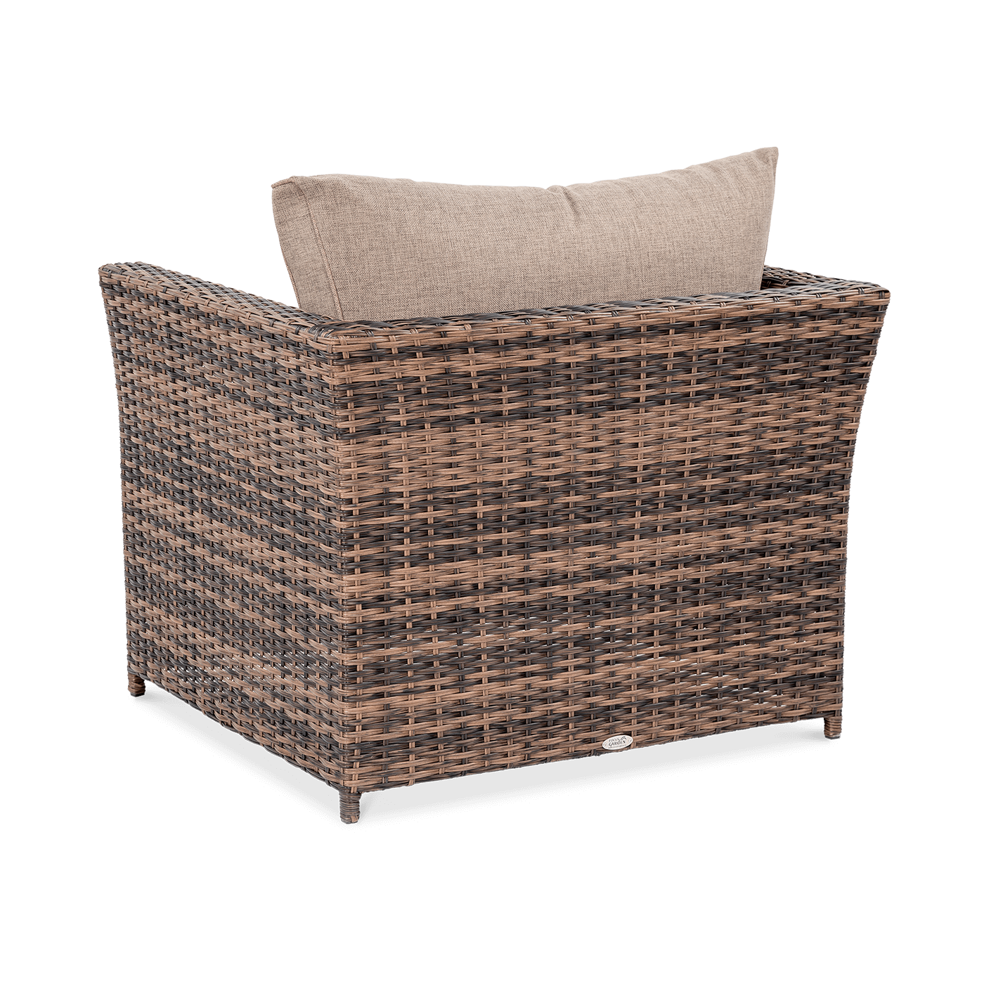 OUTLET 088 Narożnik technorattan MONIZ DINING PLUS Brown