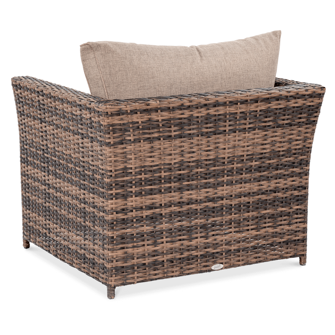 OUTLET 088 Narożnik technorattan MONIZ DINING PLUS Brown