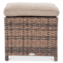 OUTLET 088 Narożnik technorattan MONIZ DINING PLUS Brown