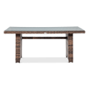 OUTLET 088 Narożnik technorattan MONIZ DINING PLUS Brown