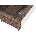 OUTLET 088 Narożnik technorattan MONIZ DINING PLUS Brown