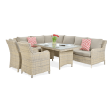 OUTLET 092 Narożnik z technorattanu MARYLAND Beige