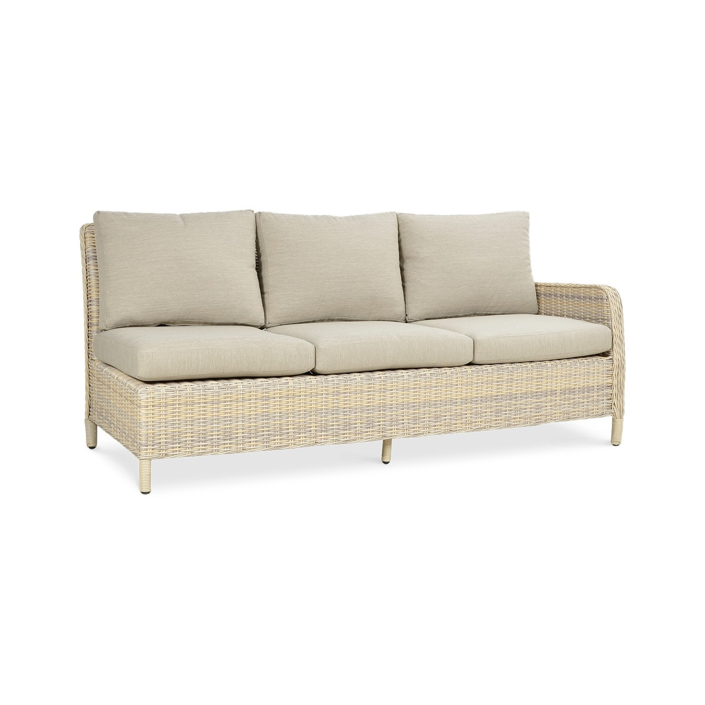 OUTLET 106 Narożnik z technorattanu MARYLAND Beige