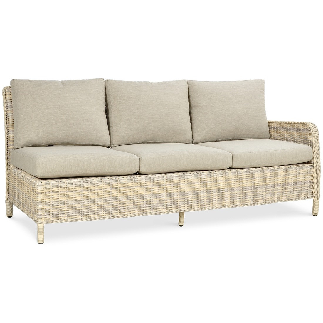 OUTLET 106 Narożnik z technorattanu MARYLAND Beige