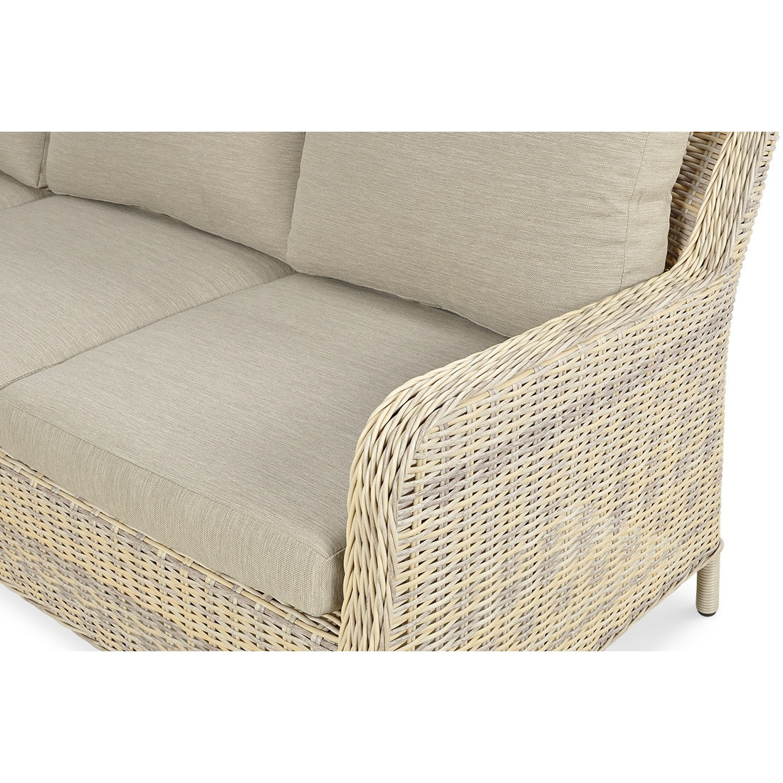 OUTLET 106 Narożnik z technorattanu MARYLAND Beige