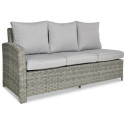 OUTLET 126 Narożnik technorattanowy SANTANA DINING Modern Grey