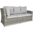 OUTLET 126 Narożnik technorattanowy SANTANA DINING Modern Grey