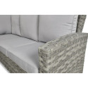 OUTLET 126 Narożnik technorattanowy SANTANA DINING Modern Grey