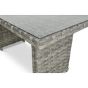 OUTLET 126 Narożnik technorattanowy SANTANA DINING Modern Grey