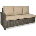 OUTLET 128 Narożnik technorattanowy SANTANA DINING Brown