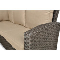 OUTLET 128 Narożnik technorattanowy SANTANA DINING Brown