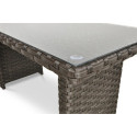 OUTLET 128 Narożnik technorattanowy SANTANA DINING Brown