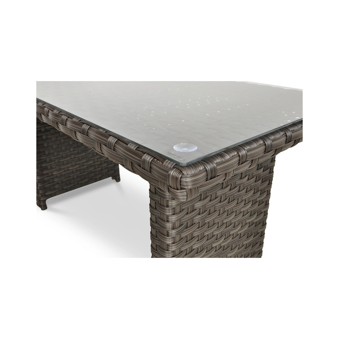 OUTLET 128 Narożnik technorattanowy SANTANA DINING Brown