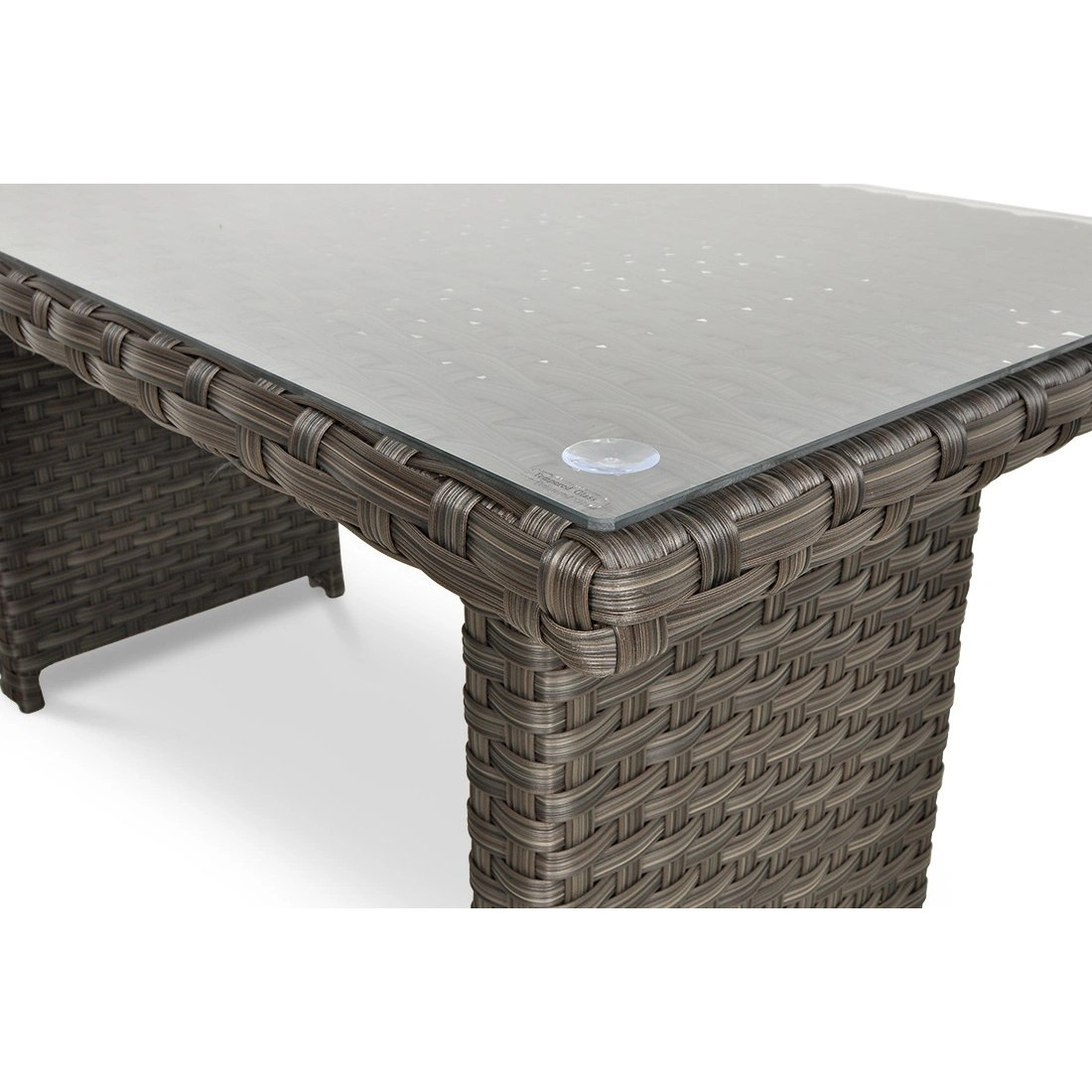 OUTLET 128 Narożnik technorattanowy SANTANA DINING Brown