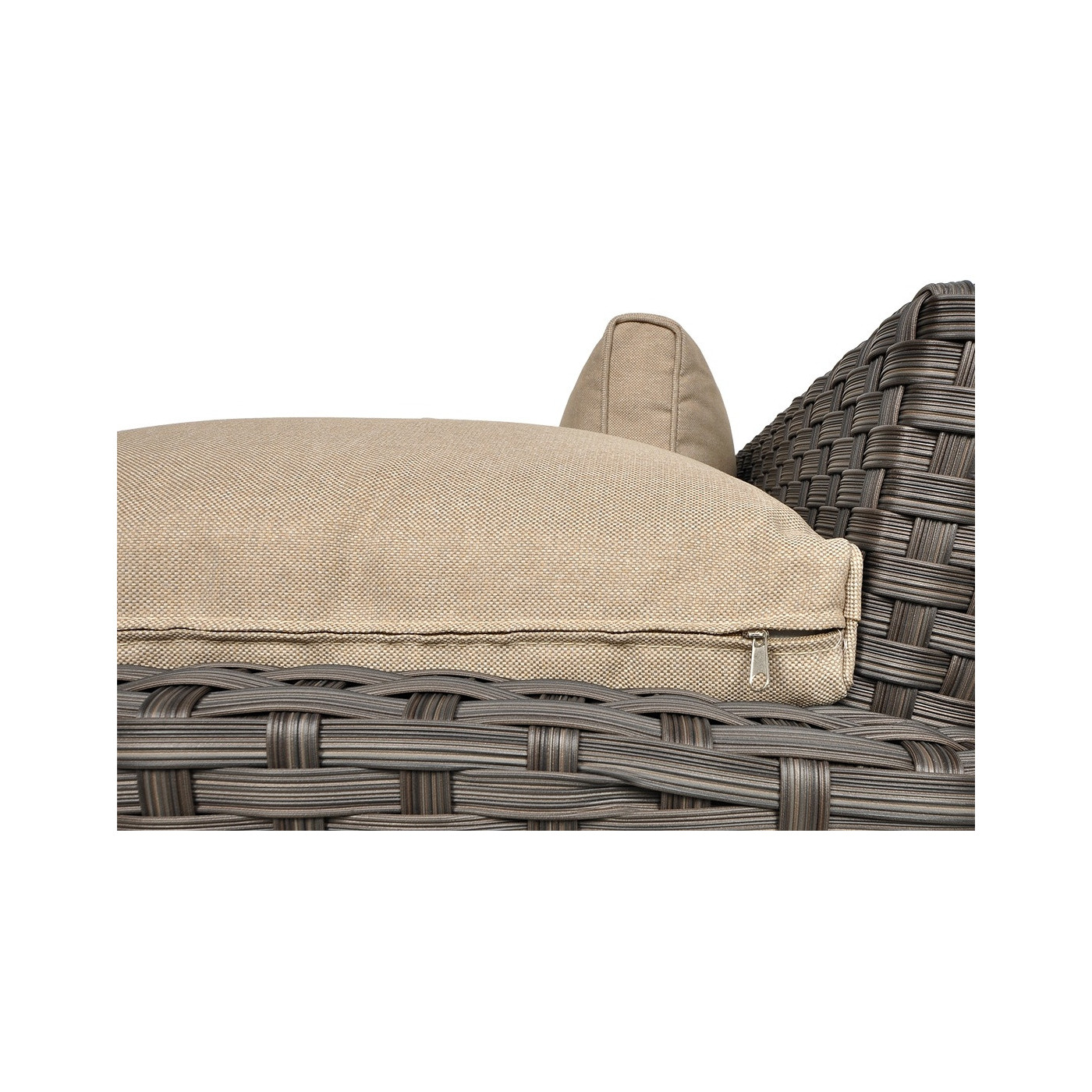 OUTLET 128 Narożnik technorattanowy SANTANA DINING Brown