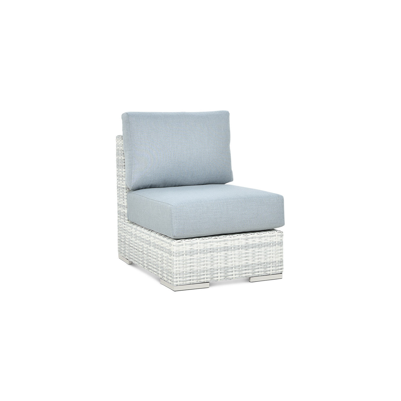 OUTLET 130 Narożnik technorattan AVOCADO White Grey