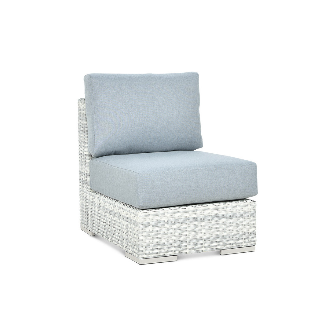 OUTLET 130 Narożnik technorattan AVOCADO White Grey
