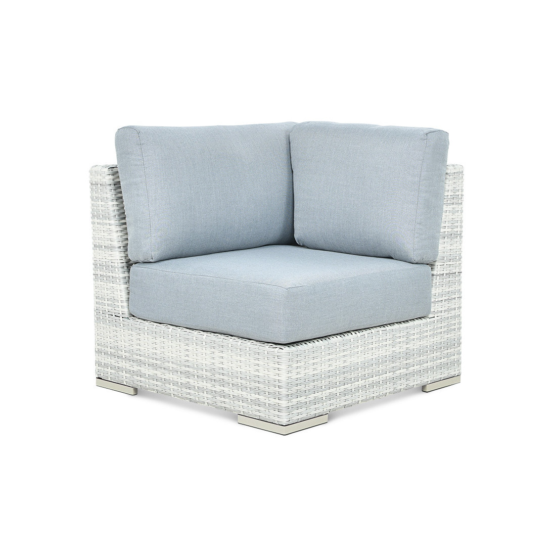 OUTLET 130 Narożnik technorattan AVOCADO White Grey