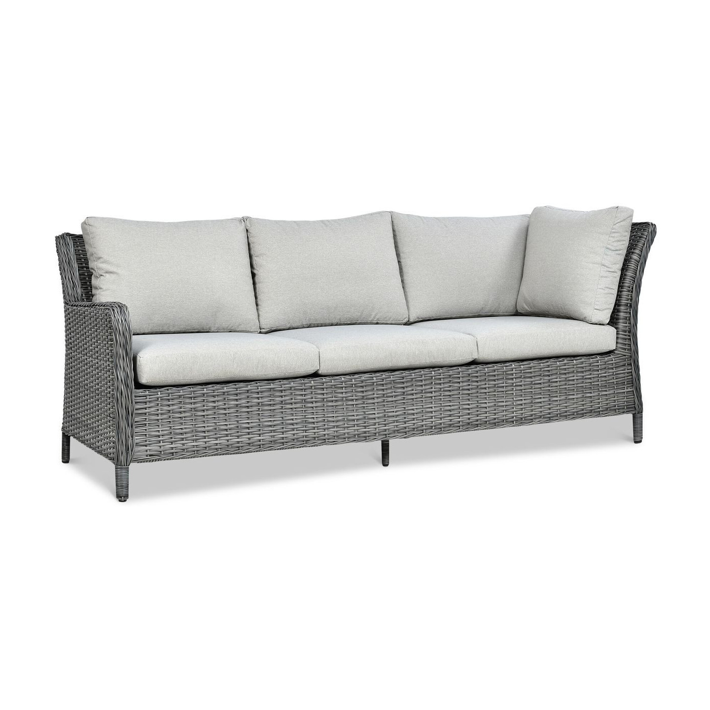 OUTLET 142 Narożnik z technorattanu MARYLAND Dark Grey
