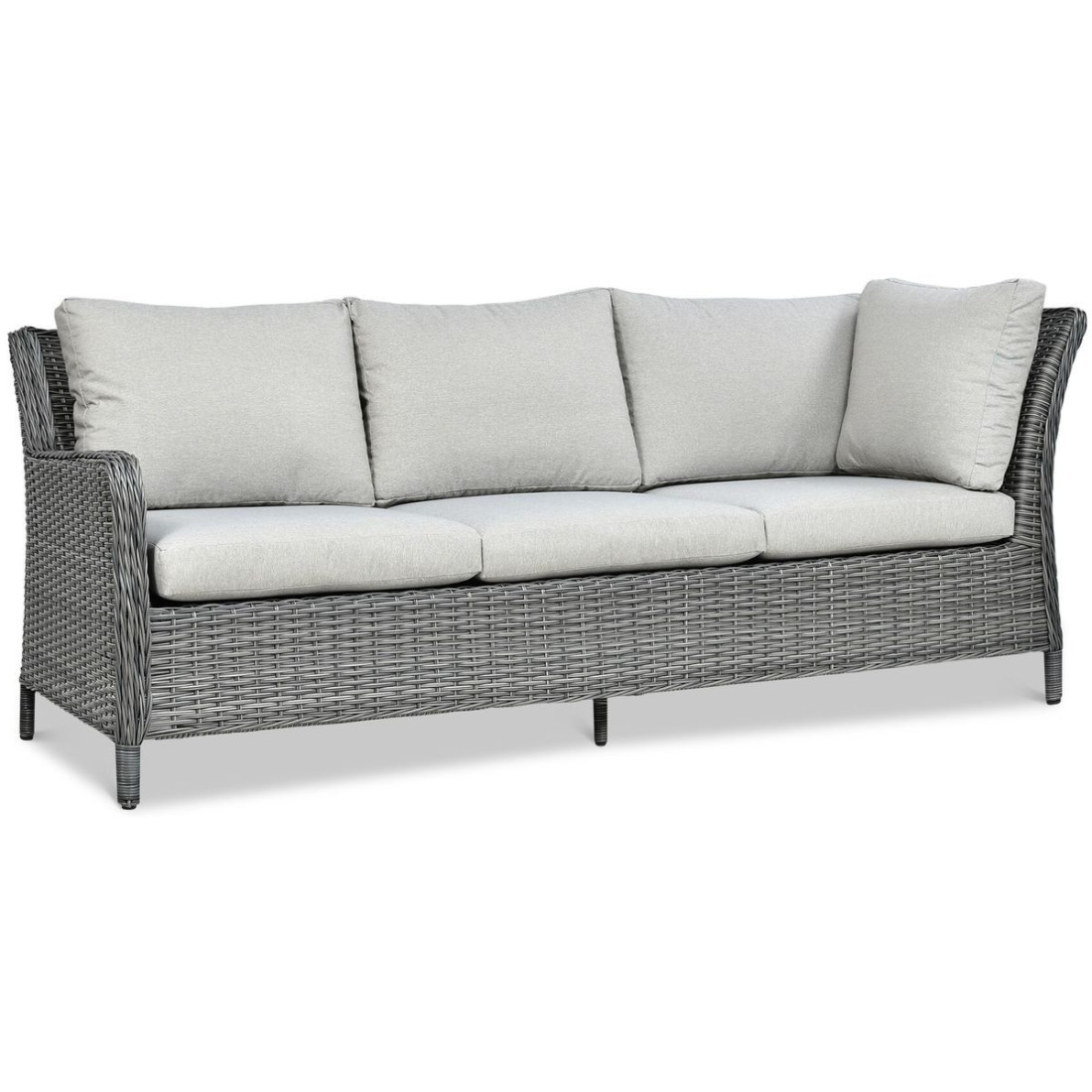 OUTLET 142 Narożnik z technorattanu MARYLAND Dark Grey