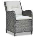 OUTLET 142 Narożnik z technorattanu MARYLAND Dark Grey
